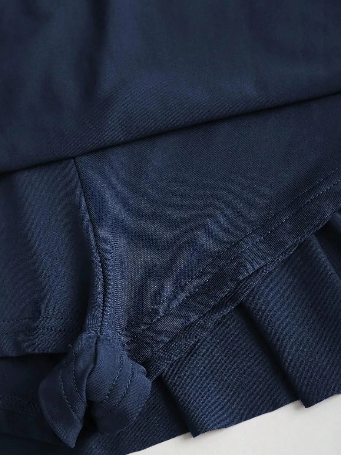 Женское элегантное платье-бодикон с асимметричным вырезом, Navy Blue — фото 4