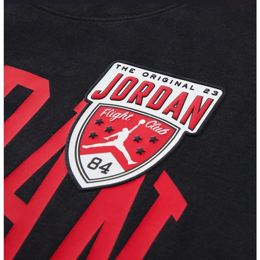 Детская футболка с принтом Jordan JDB I23 Highway Arch SS Tee Nike, Черный — фото 3