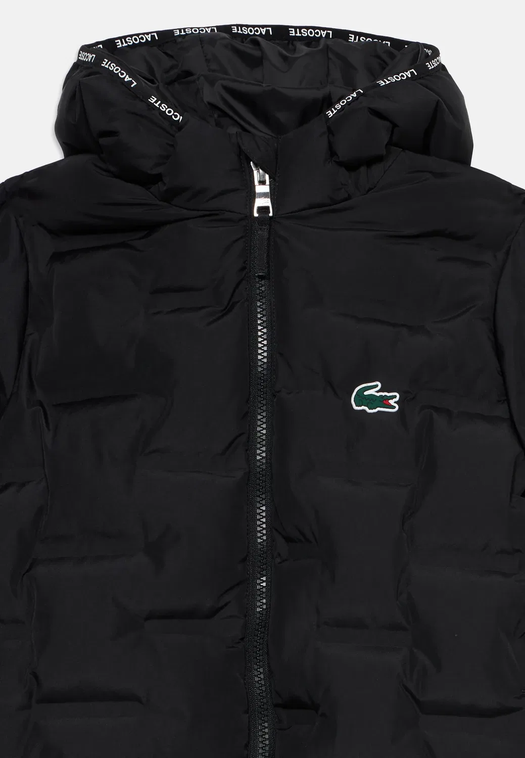 Сварной унисекс - зимняя куртка Lacoste, Noir — фото 3