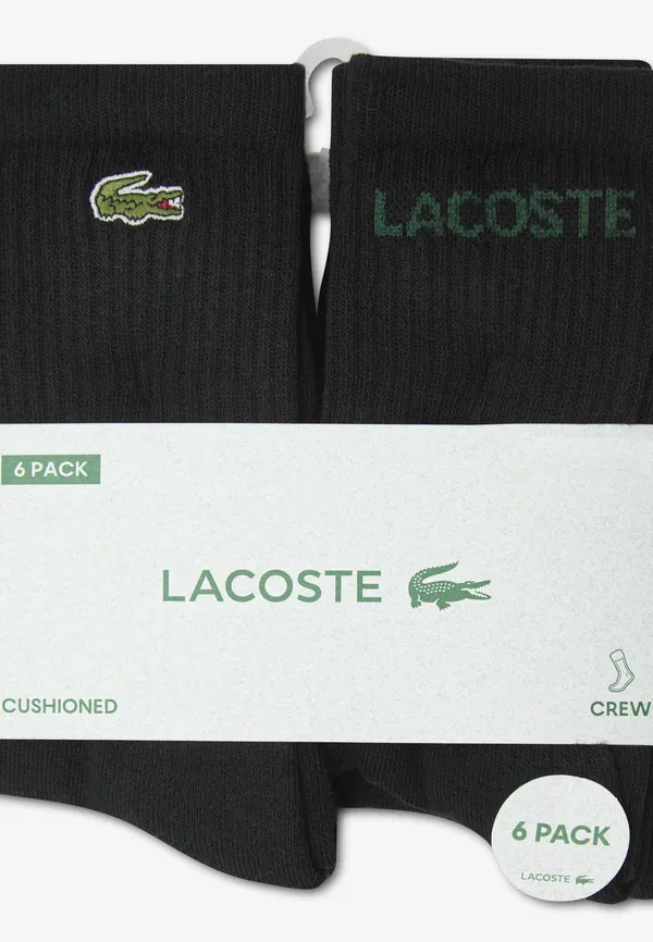 Набор из 6 пар носков унисекс Lacoste, цвет noir — фото 3
