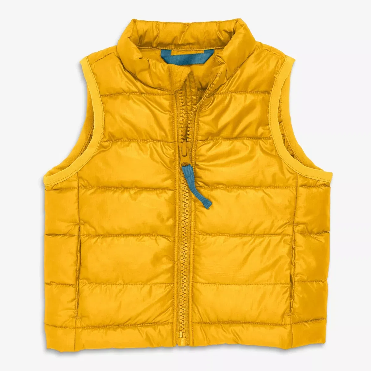Детский жилет из переработанного полиэстера Primary Lightweight Puffer Vest, Mustard