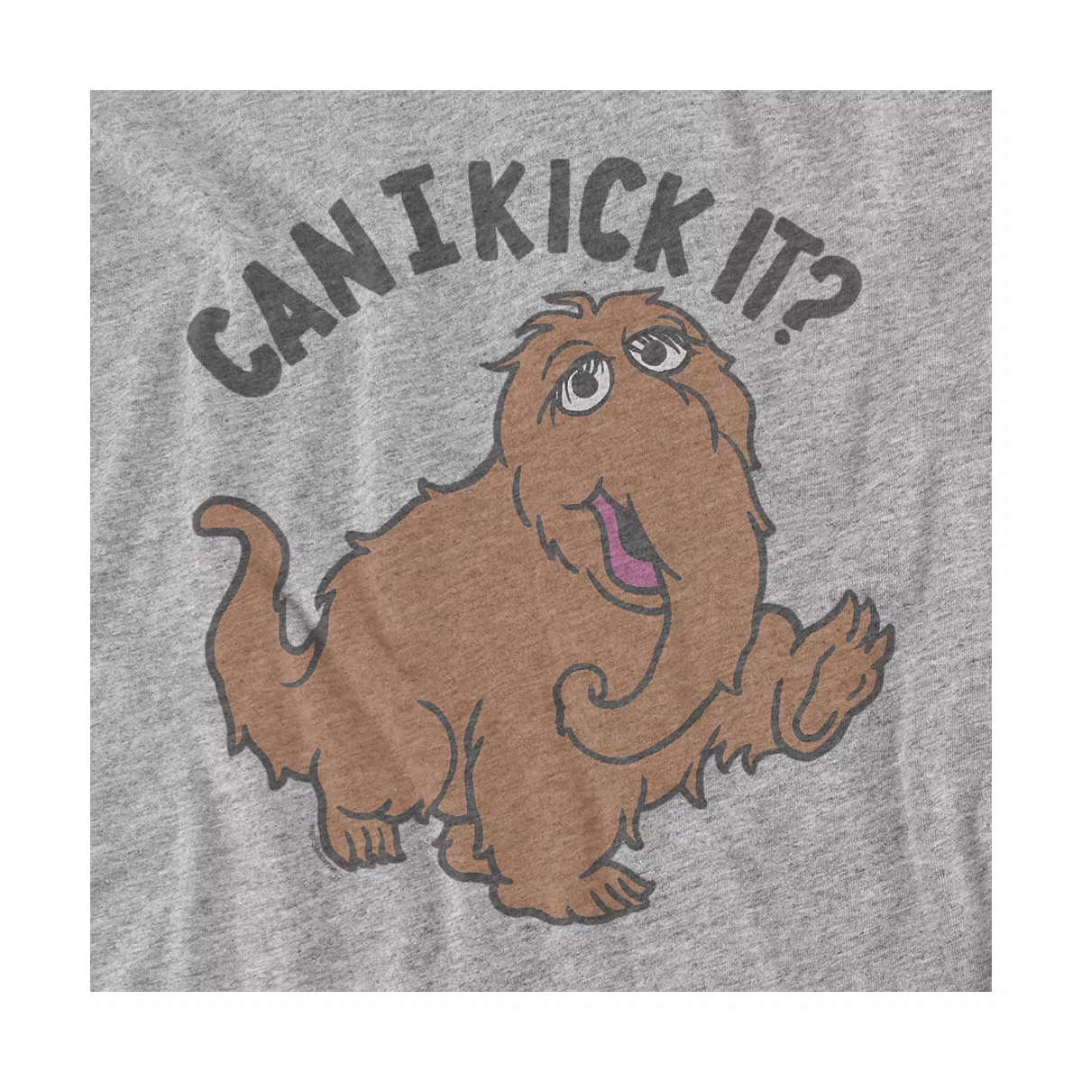 Детская футболка с принтом Sesame Street Can I Kick It? Athletic Heather — фото 2