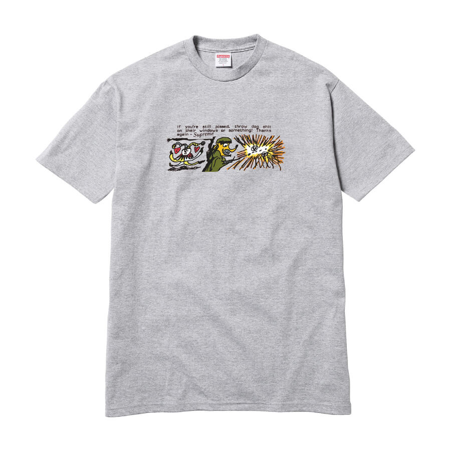 

Футболка Supreme, серый