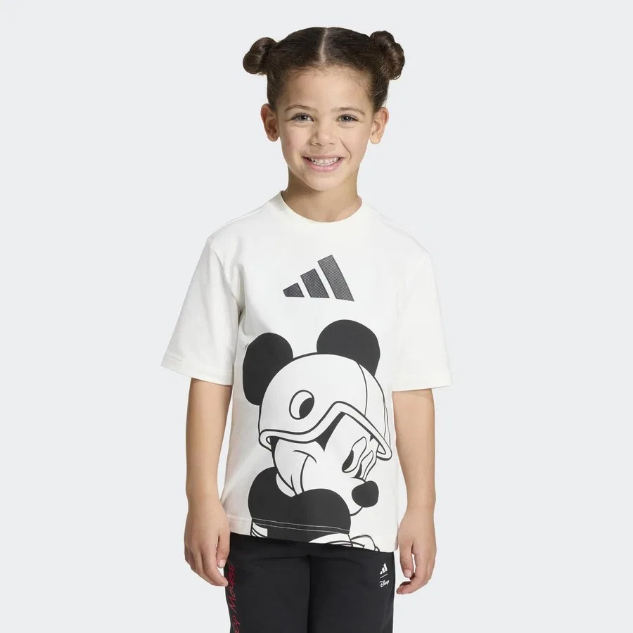 Детская футболка с принтом Disney Mickey Mouse adidas, Белый — фото 3