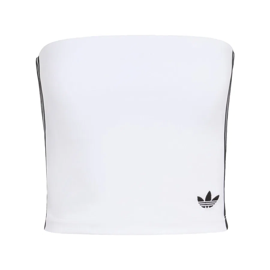Топ ADIDAS ORIGINALS '3 STRIPES TUBE' белого цвета