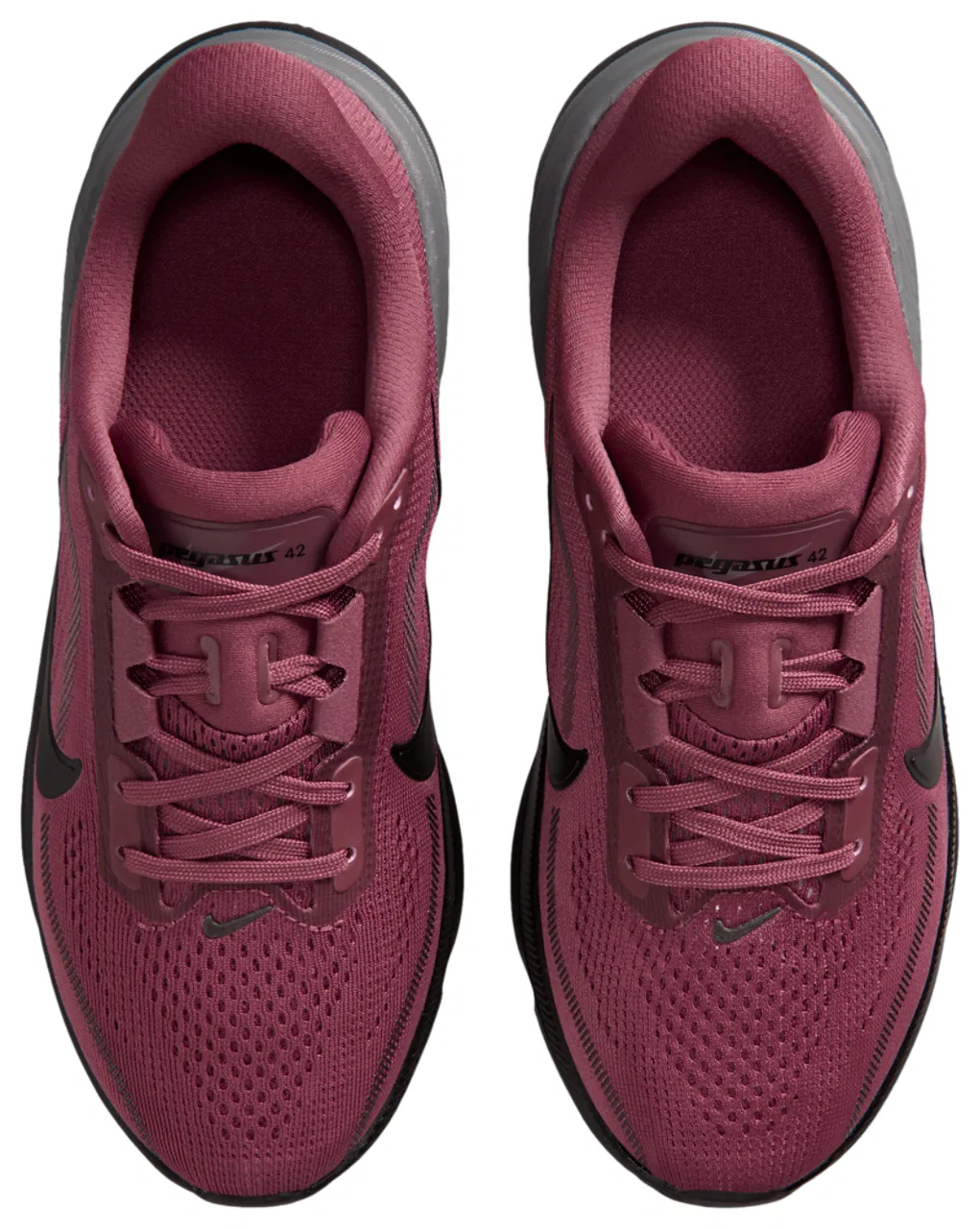 Детские кроссовки для мальчиков Nike Air Zoom Pegasus 42, Pink Smoke Black Gunsmoke — фото 4