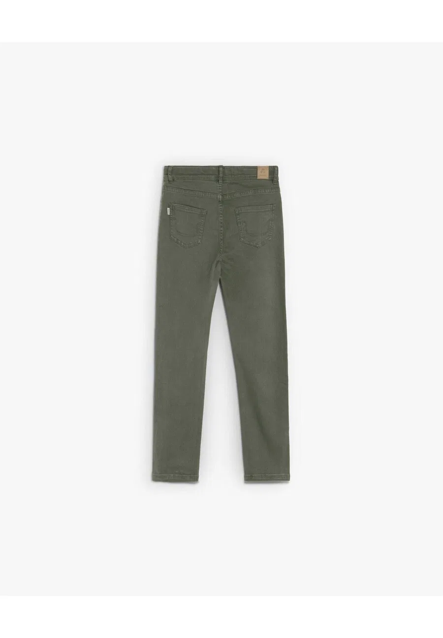 Брюки Scalpers Regular Pants зеленого цвета — фото 2