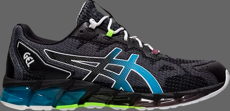 Кроссовки gel quantum 360 6 'black aizuri blue' Asics, черный - фото