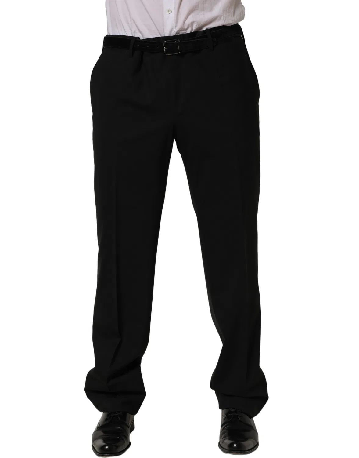 Мужские брюки классические с зауженными брючинами Dolce & Gabbana, Black — фото 3