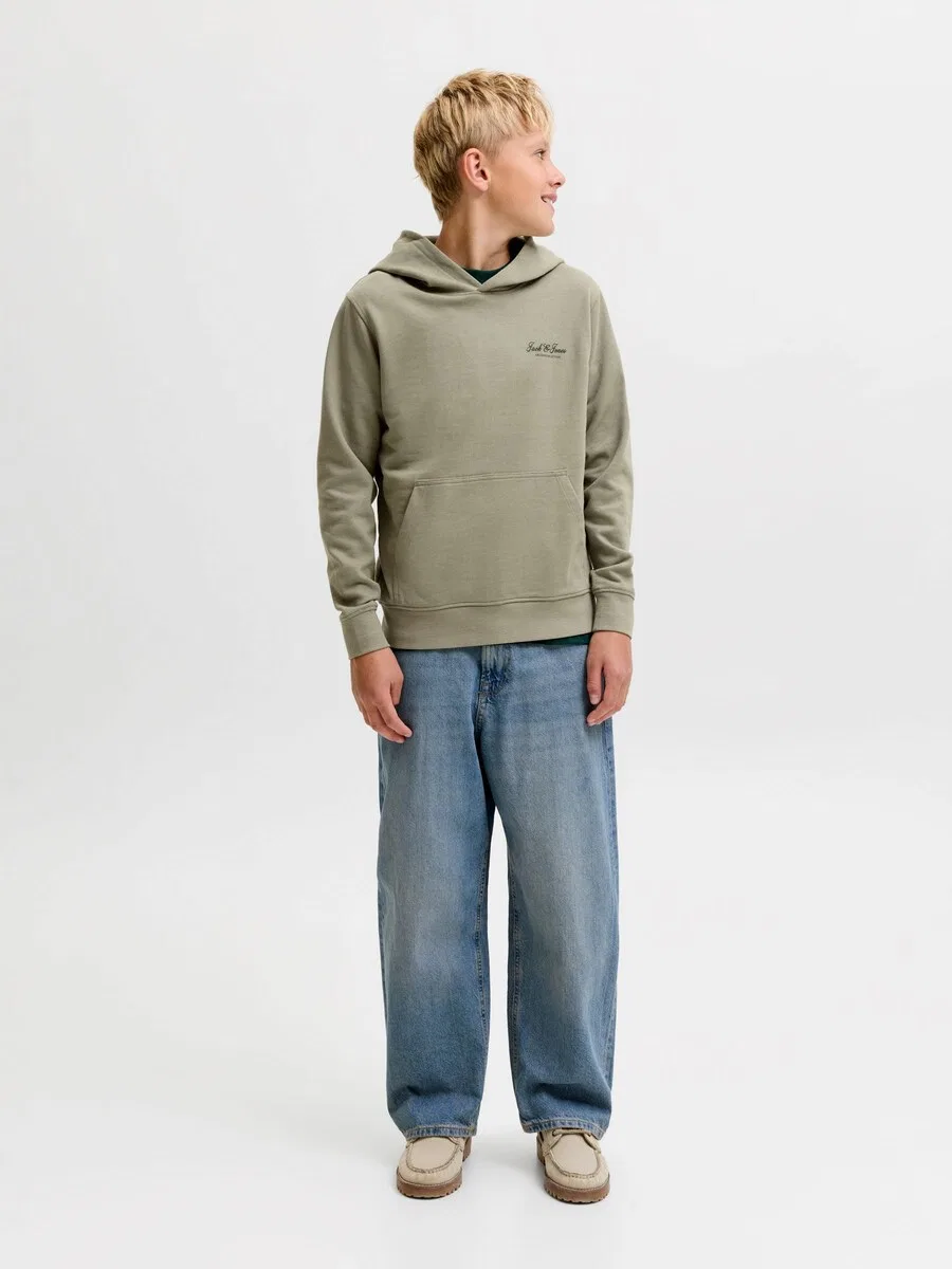 Детская толстовка, оливкового цвета Jack & Jones Junior — фото 4
