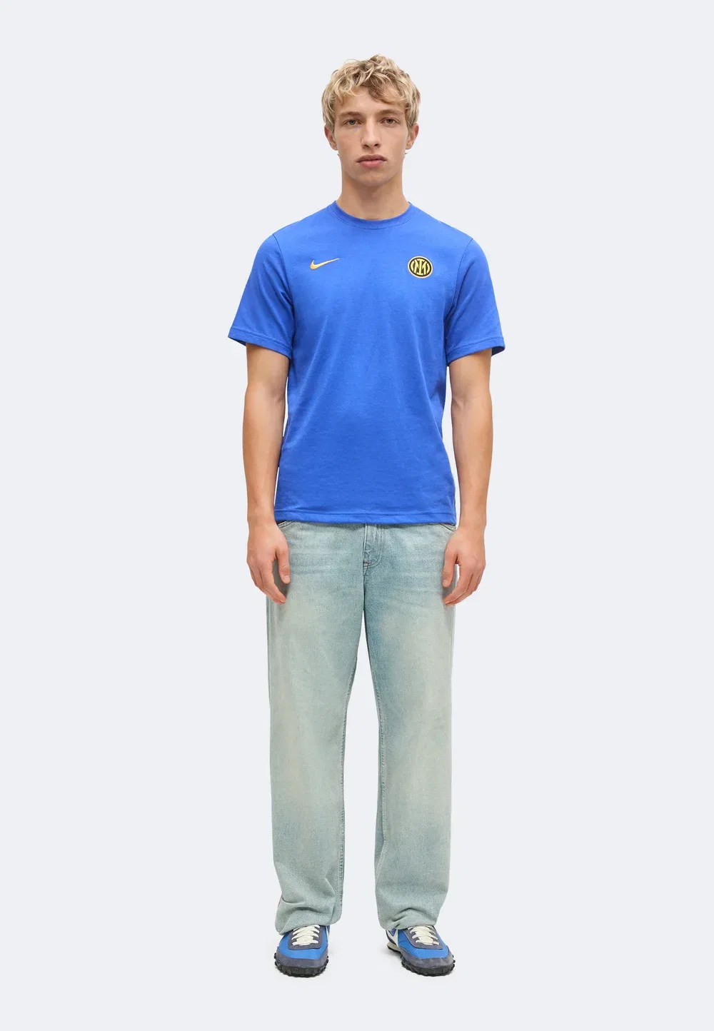 Основная спортивная футболка «Интер Милан» Nike Performance, Game Royal/University Gold-Coloured — фото 2