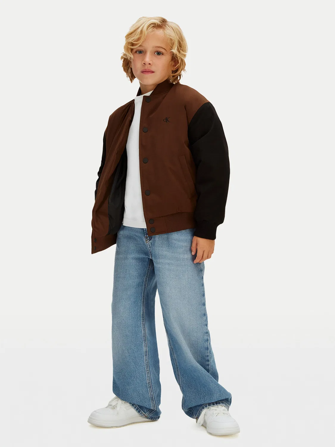 Джинсы стандартного кроя для мальчика Skater Calvin Klein Jeans, синий — фото 2