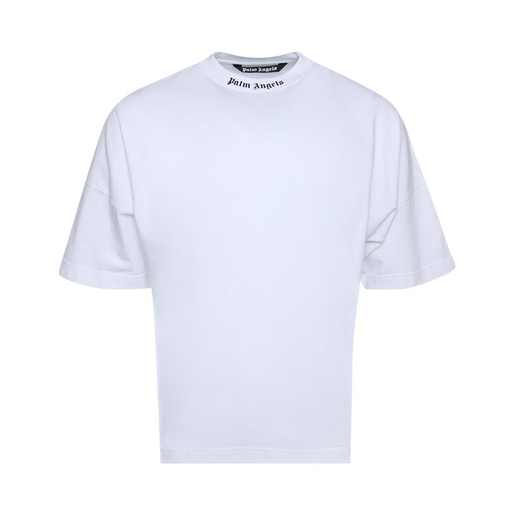 

Футболка Palm Angels Classic Logo Over Tee 'White/Black', белый
