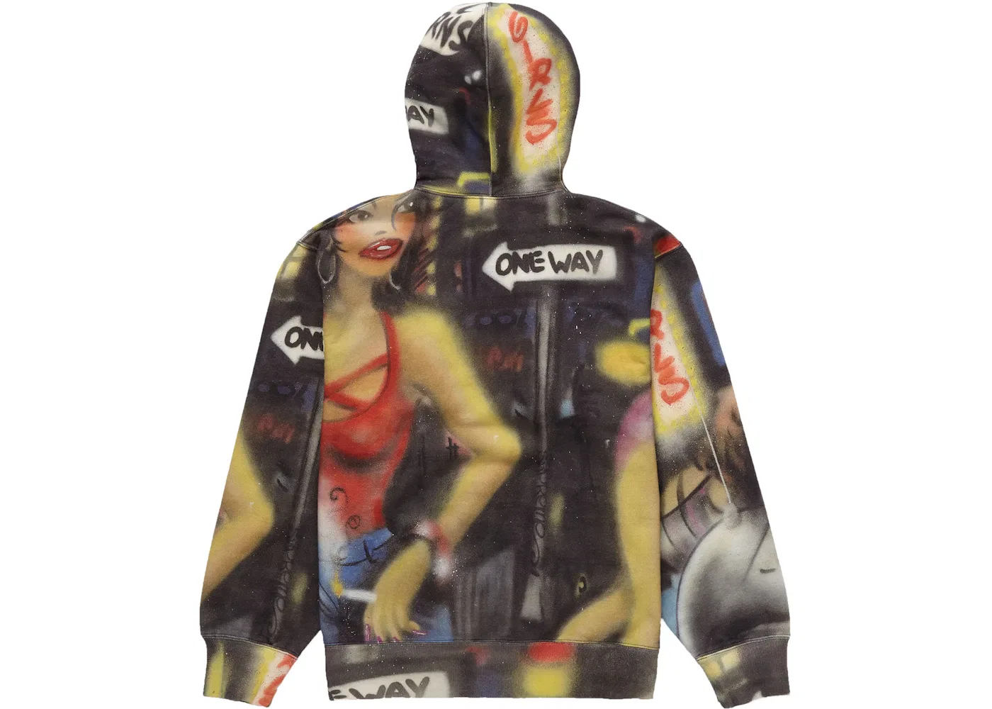 Мужская худи с капюшоном Supreme Sweatshirt, Multicolor — фото 2