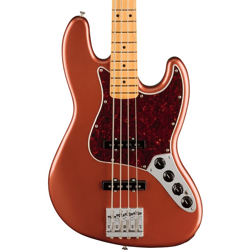 

Fender Player Plus Jazz Bass — накладка на гриф из клена, цвет Aged Candy Apple Red