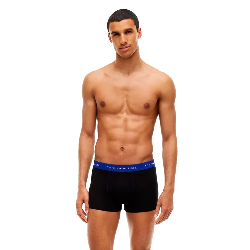 Мужские боксеры-трусы из хлопка с эластаном Tommy hilfiger, Black — фото 2