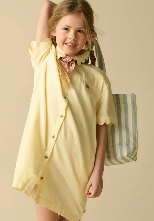 Платье хлопковое shirt dress Sissy-boy, hellgelb, светло-желтый — фото 2