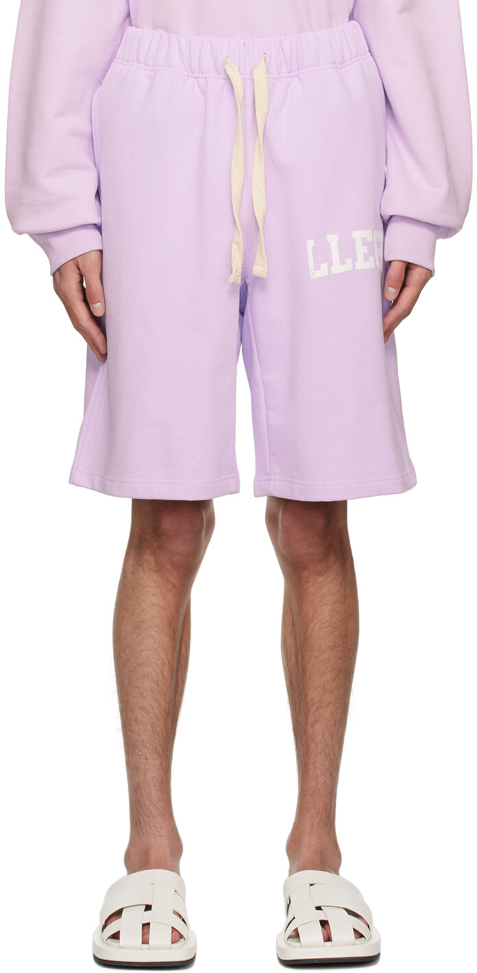

Эксклюзивные фиолетовые тренировочные шорты SSENSE Recto