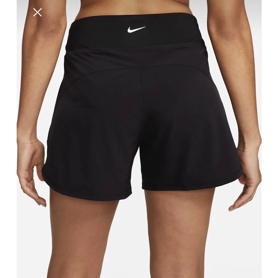 Шорты спортивные с принтом Nike Bliss Dri-Fit, Черный — фото 2
