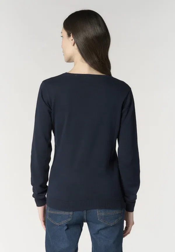 Джемпер хлопковый Jumper U.S. Polo Assn., Blu, синий — фото 4