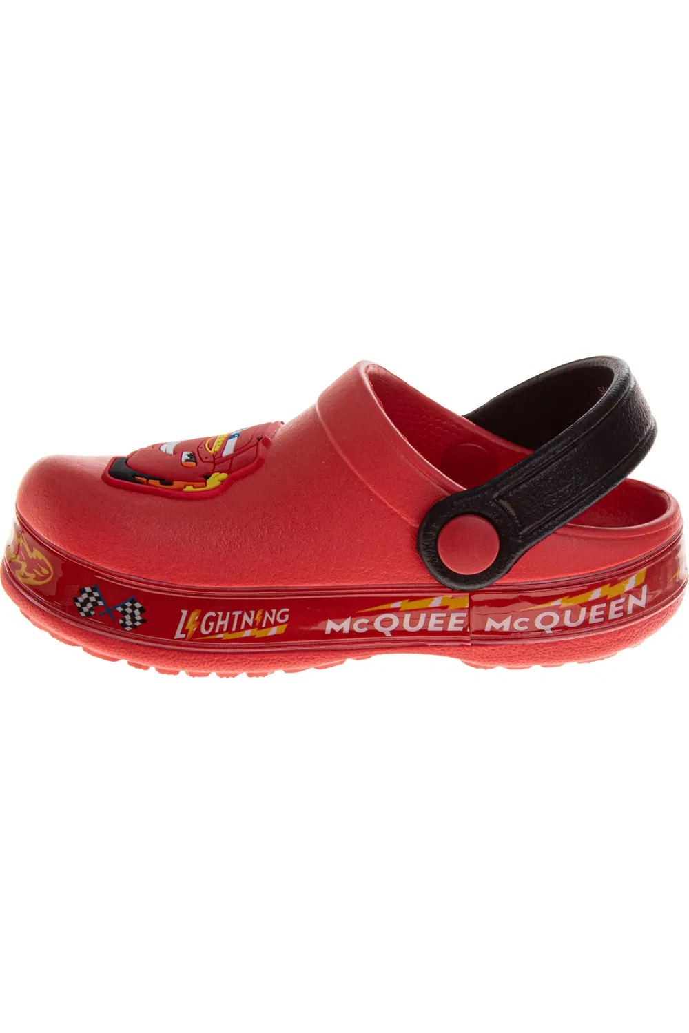 Детские сандалии-клоги с Lightning McQueen Cars Disney, красный — фото 4