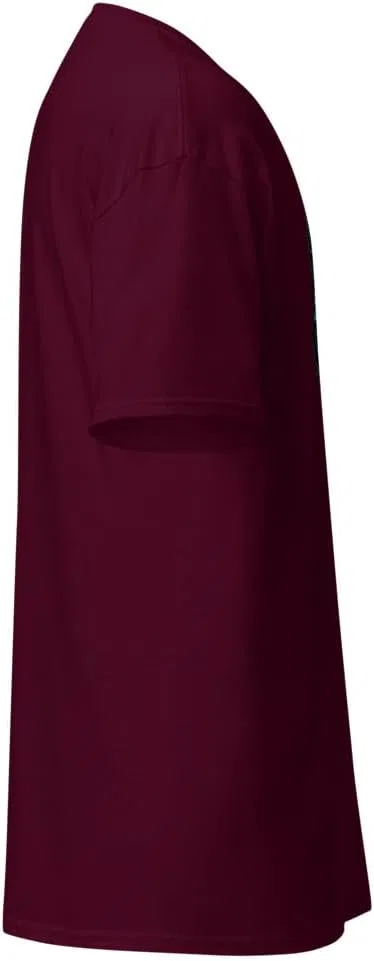 Мужская футболка с драконом Yin Yang 5000, Maroon — фото 4