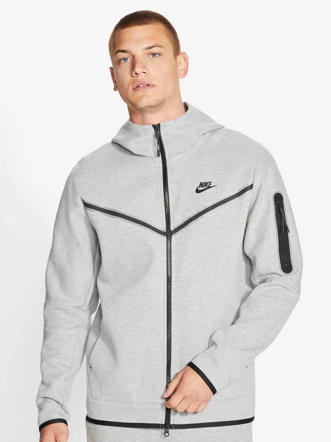 

Толстовка Nike M TCH FLC, серый