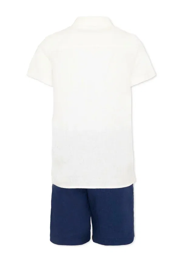 Спортивные брюки из льна Tru Trussardi Junior White, белый — фото 2