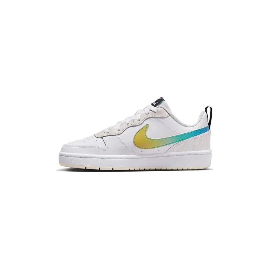 Кроссовки для мальчика Nike Court Borough Low 2 SE, Белый — фото 2