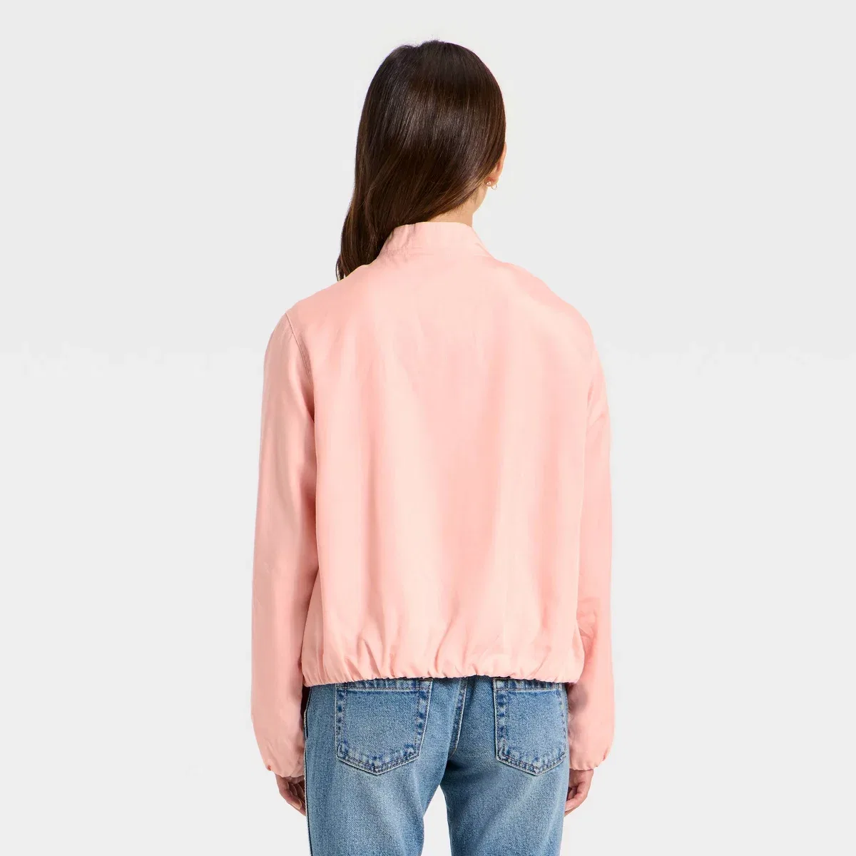 Детская куртка-бомбер для девочек с принтом Bubble Blouson GIRLS SWIM/OUTERWEAR, Pink — фото 2