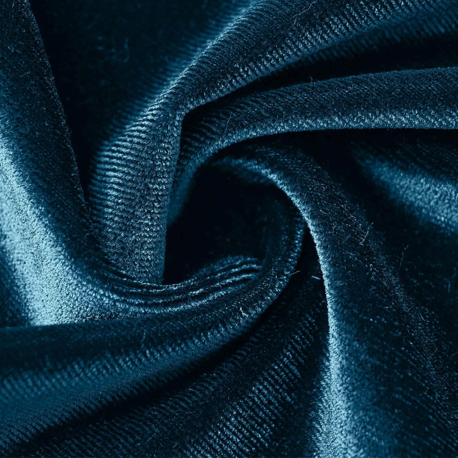 Женское платье из велюра с бантом A-line, Blue — фото 2