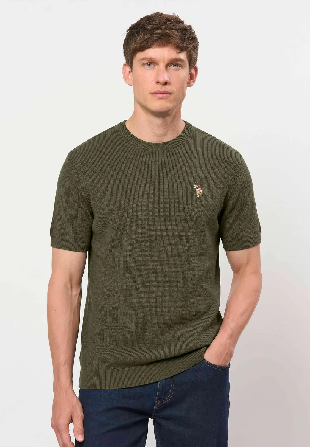 Umdarwin - базовая футболка U.S. Polo Assn., Forest Night