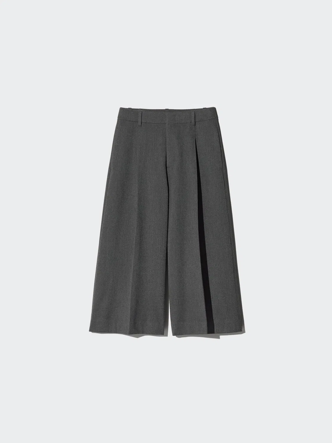 Юбка-брюки со складками Uniqlo, темно-коричневый — фото 2