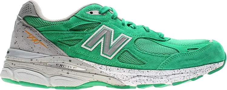 

Кроссовки New Balance 990v3 Made In USA 'Boston Marathon', зеленый