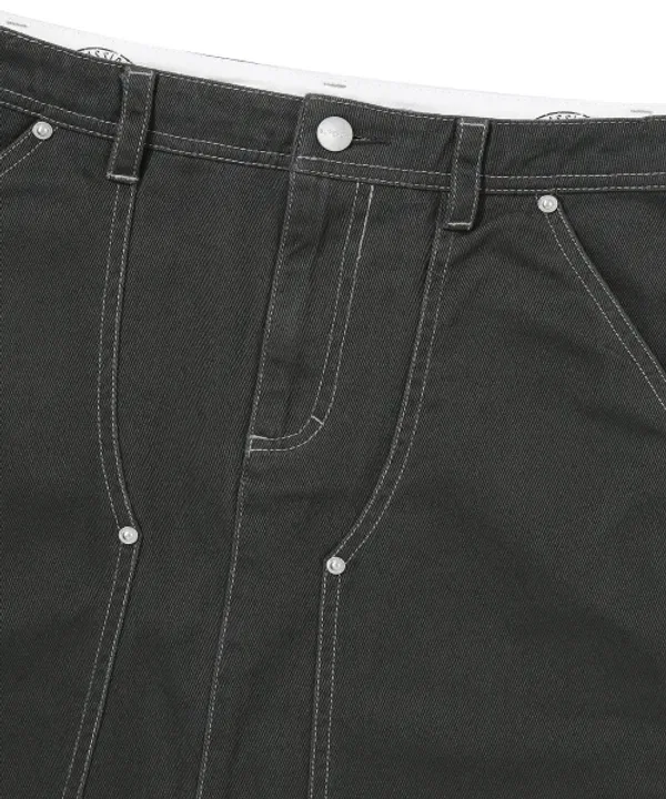 Юбка длинная карпентер, Superdry, Charcoal — фото 4