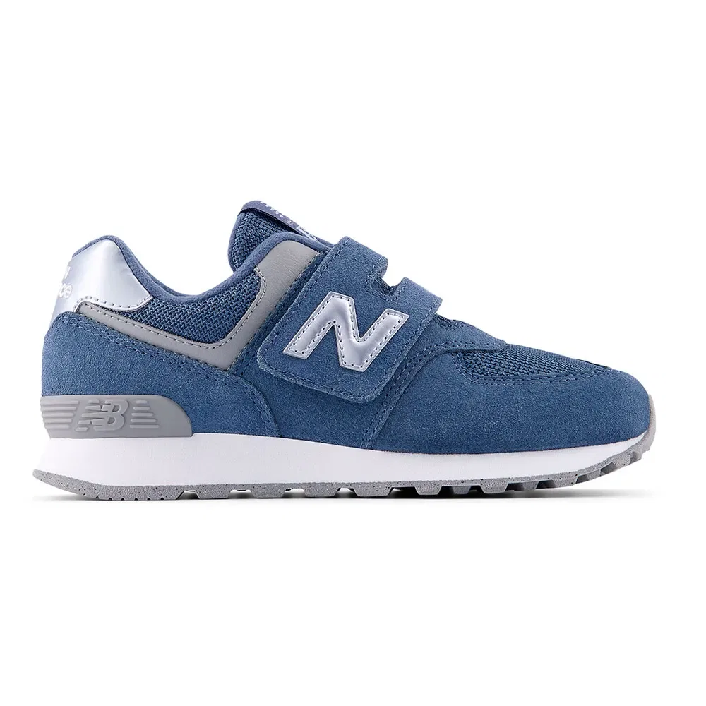 Кроссовки 574 Hook & Loop PS New Balance, синий