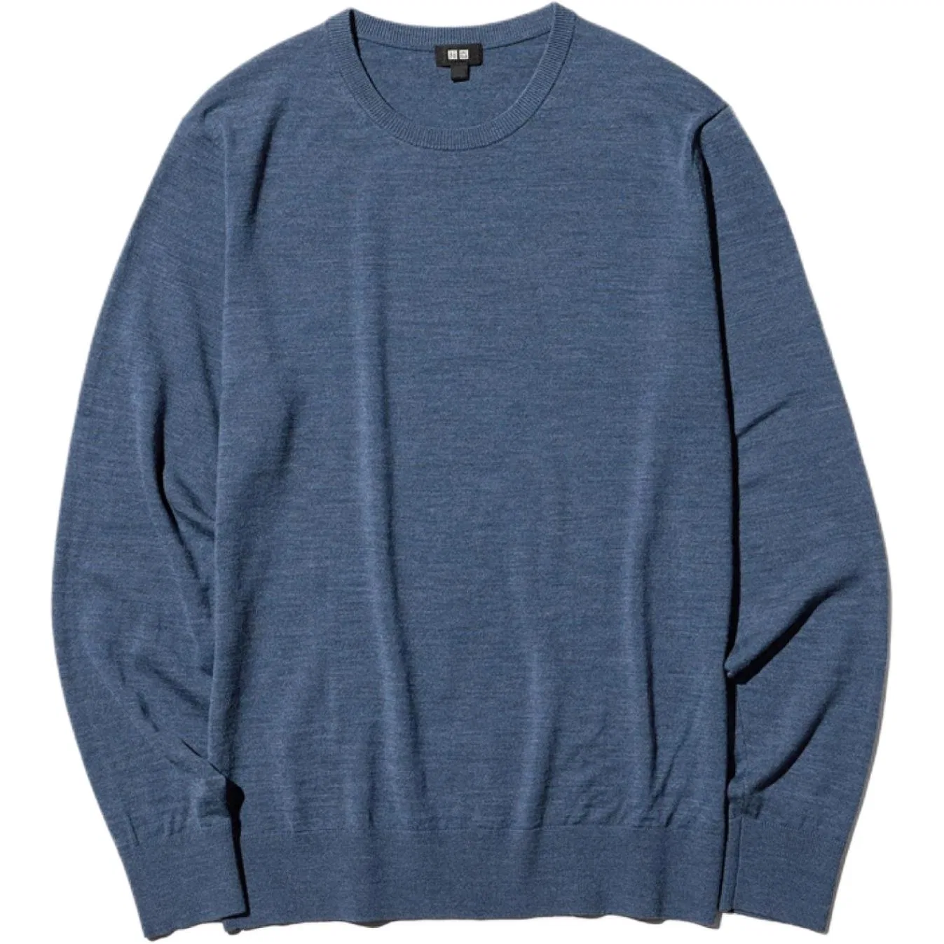 Мужской свитер с круглым вырезом Royal Blue SS26 Knitwear UNIQLO