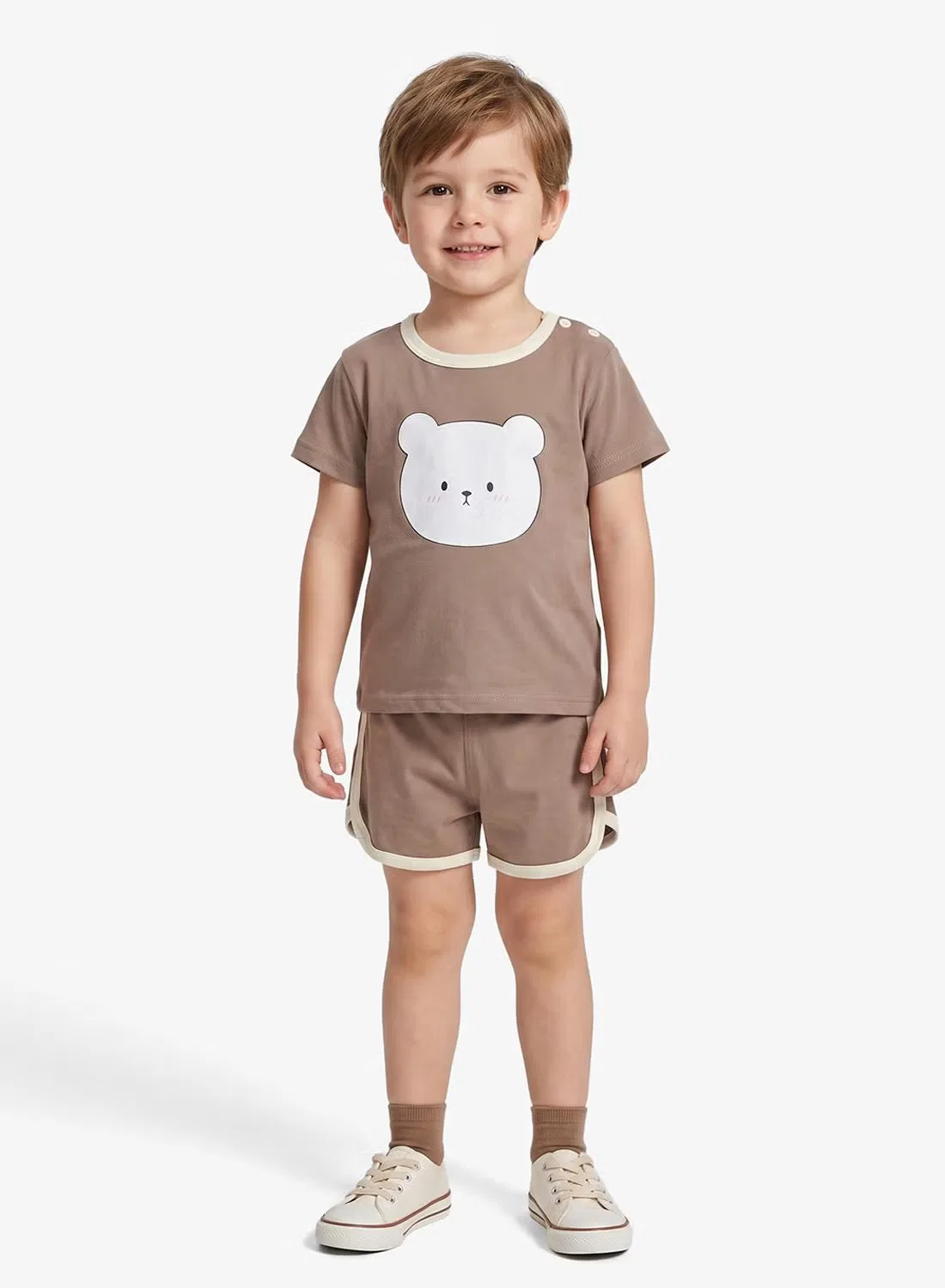 Комплект одежды с принтом S top and bottom co-ordinate sets Pinata, коричневый