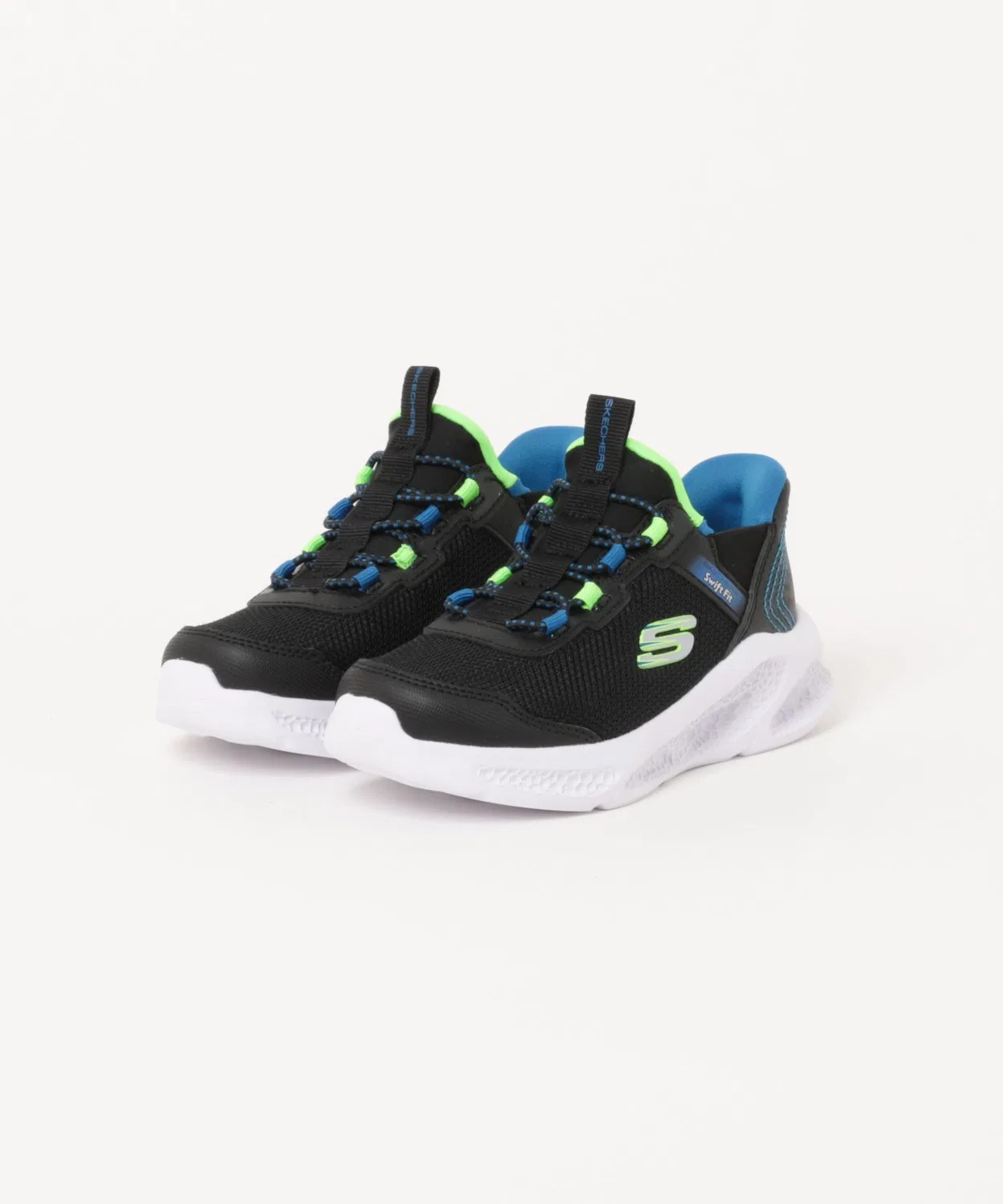 Детские кроссовки с легкой конструкцией Swift Fit Crater-Lights-Declan SKECHERS, Black