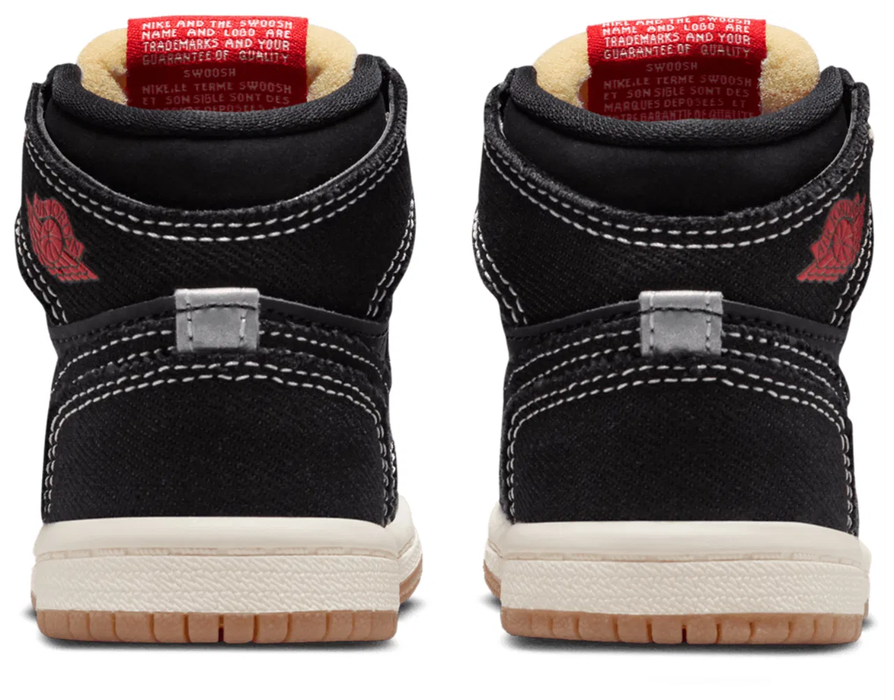 Кроссовки для мальчиков Jordan 1 Retro High OG FC, цвет Red/Black/Sail — фото 3