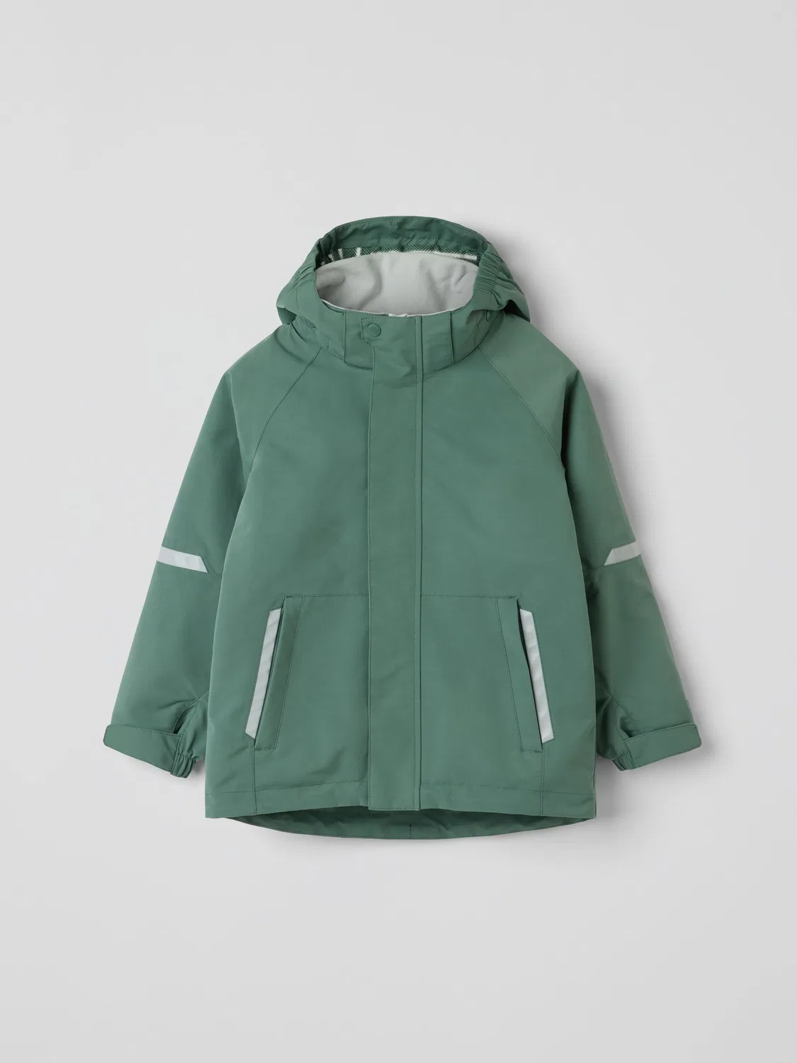 Куртка водонепроницаемая Shell Jacket Polarn O. Pyret, зеленый — фото 3