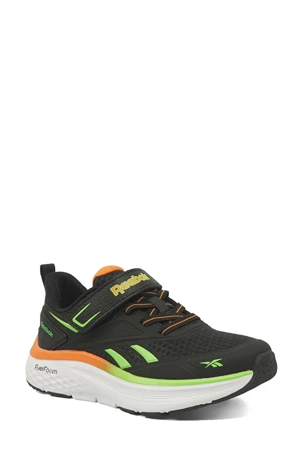 Детские спортивные кроссовки для мальчиков с плоской подошвой Prime Walk Ultra KDS I Reebok, Black-102156474 — фото 2