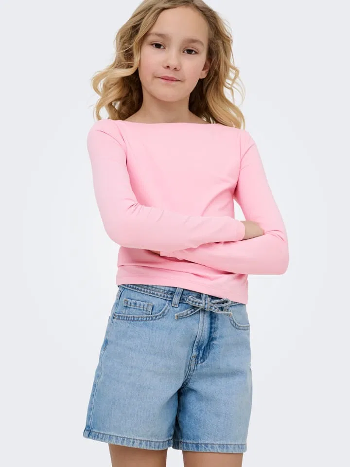 Шорты джинсовые Gianna Kids Only, голубой — фото 4