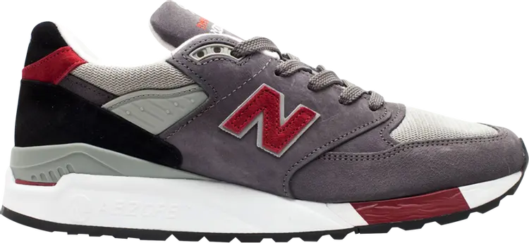 

Кроссовки New Balance M998, темно-серый/красный