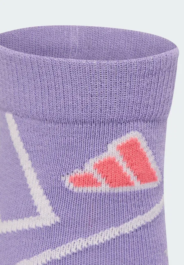 Детские носки tiro_nster, набор из 3 пар, унисекс - носки Adidas Sportswear, фиолетовый/сиреневый — фото 3