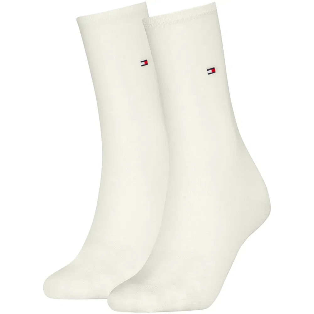 Женские носки хлопковые Tommy hilfiger, White