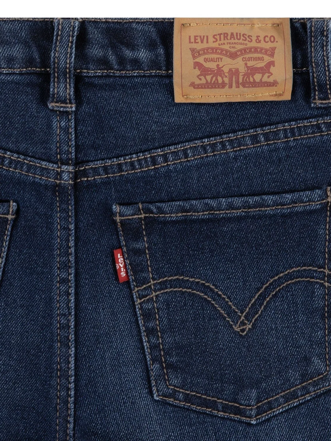 Джинсы клеш Levi's 726 High Rise Flare, синие — фото 4