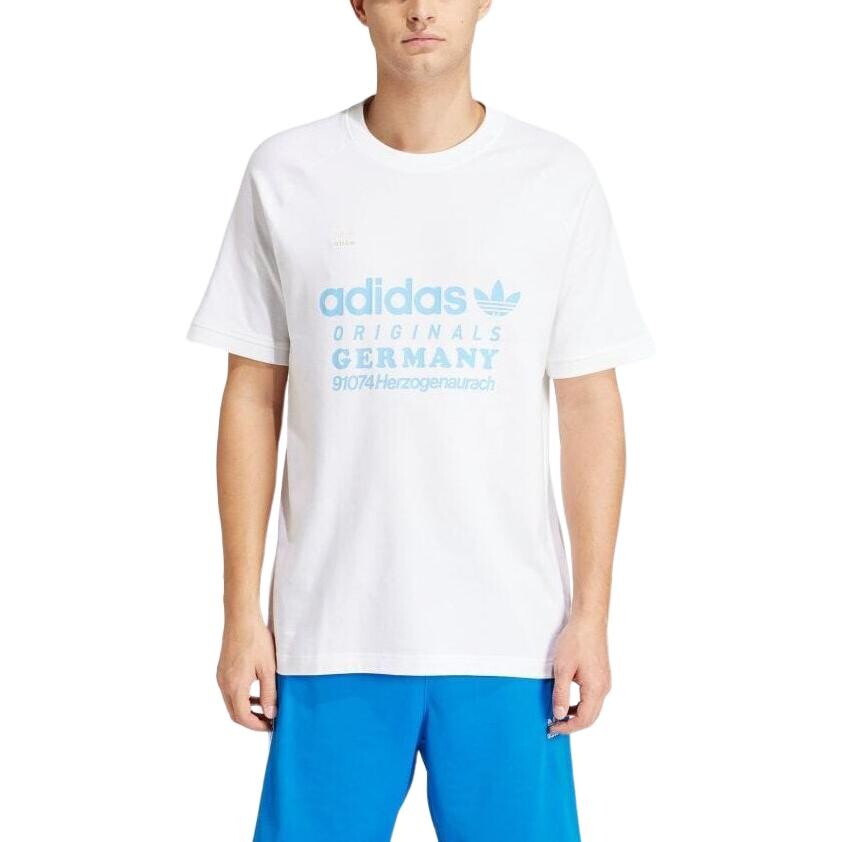 Футболка Adidas Originals Retro Graphic, белая — фото 3