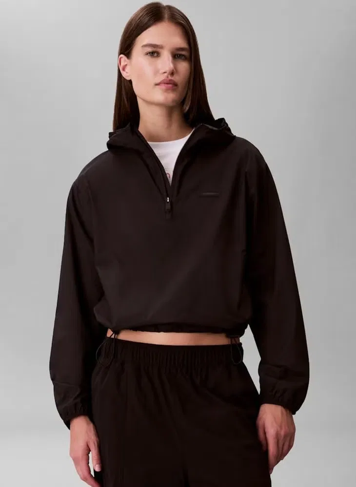 Куртка-ветровка с защитой от ветра CK Sport, Calvin Klein, черный