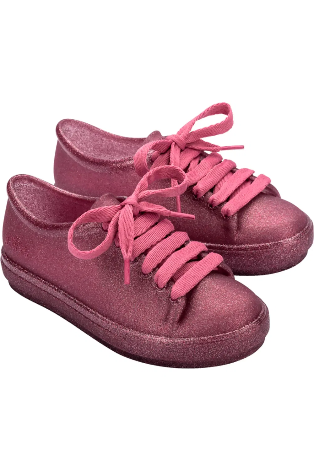 Детские кеды с фруктовым ароматом и блестками Kids' Hip Sneaker Mini Melissa, Glitter Pink